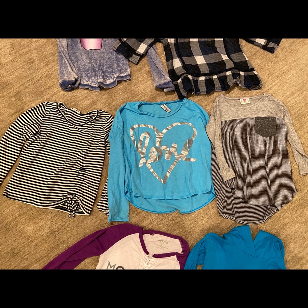 Girls lot boutique tops size small (8 tops) - Picture 3 of 5
